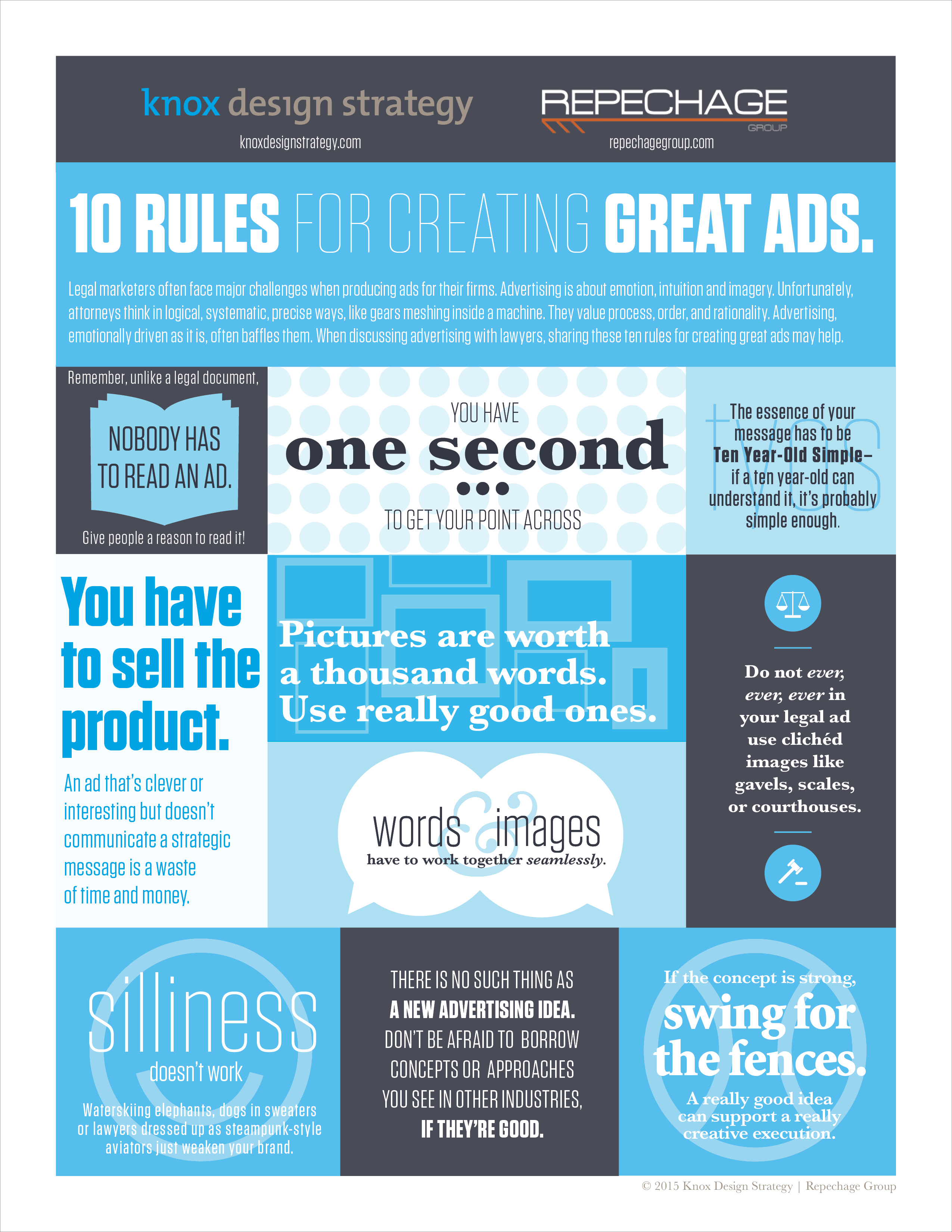 Infographic - Rules for Great Law Firm Ads New York City