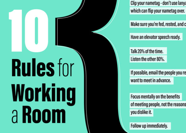 10 Rules For Networking Infographic - NY