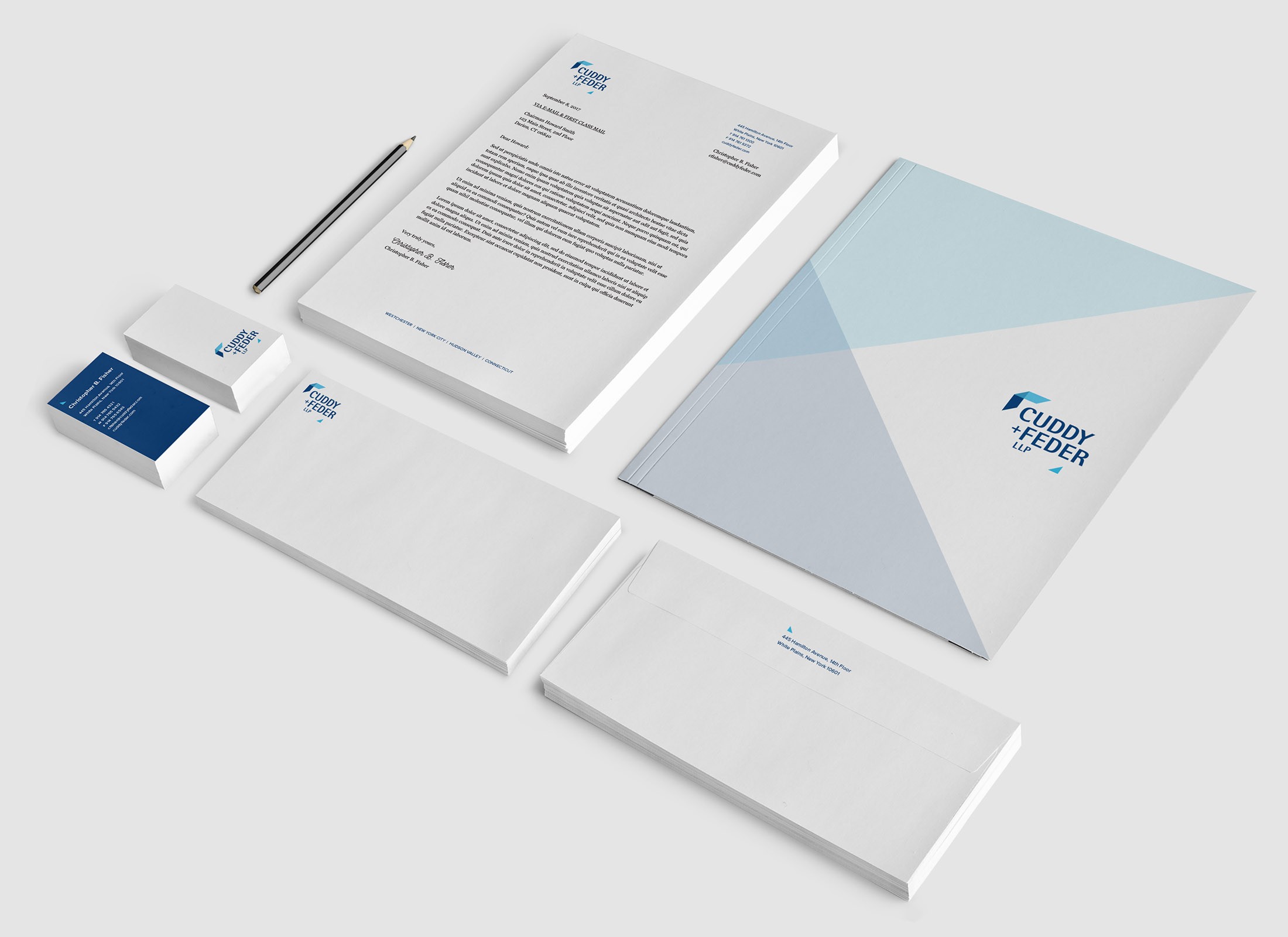 Small Law Firm Marketing Stationery - Philadelphia, Westchester, NYC