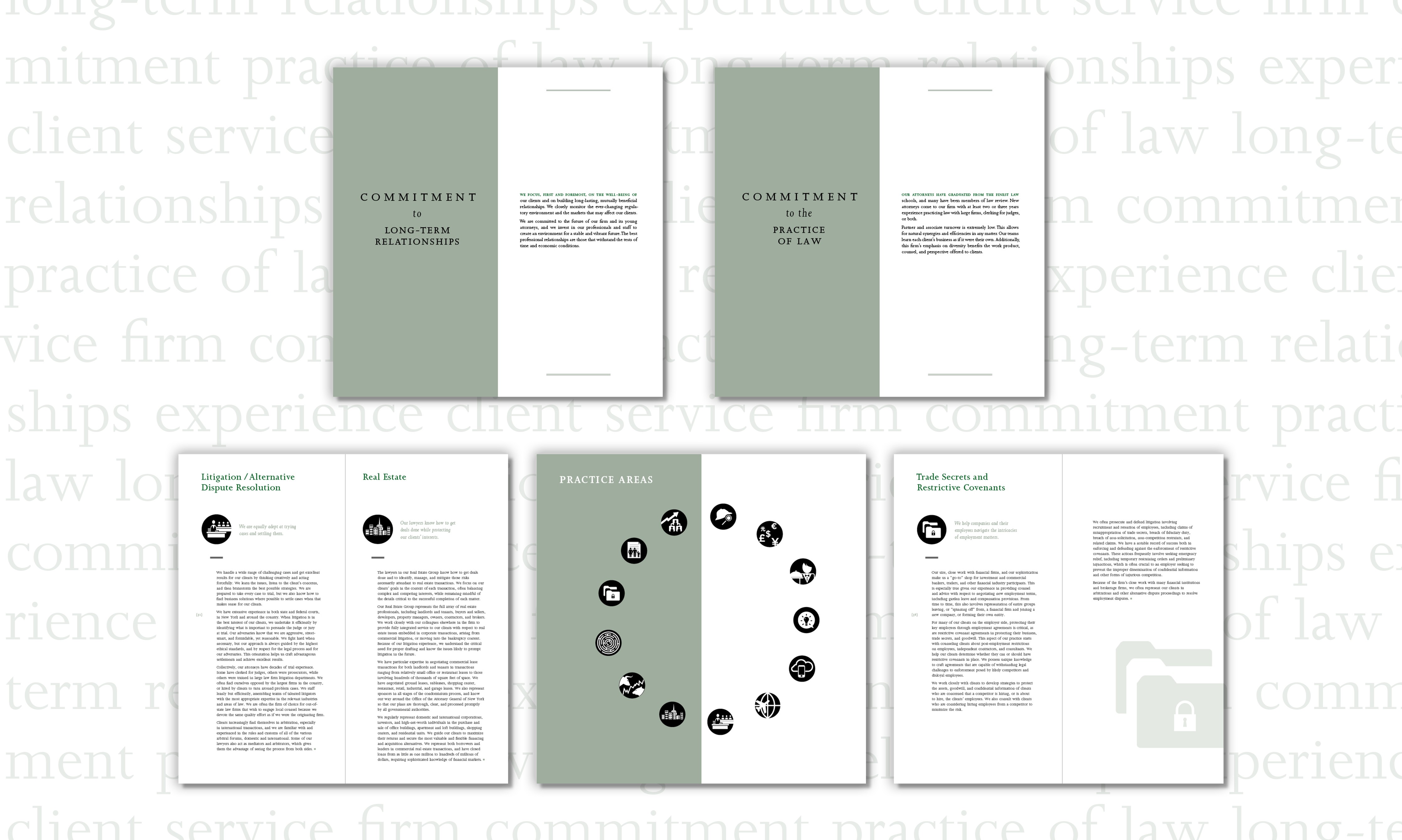 Creative Law Firm Brochure Design