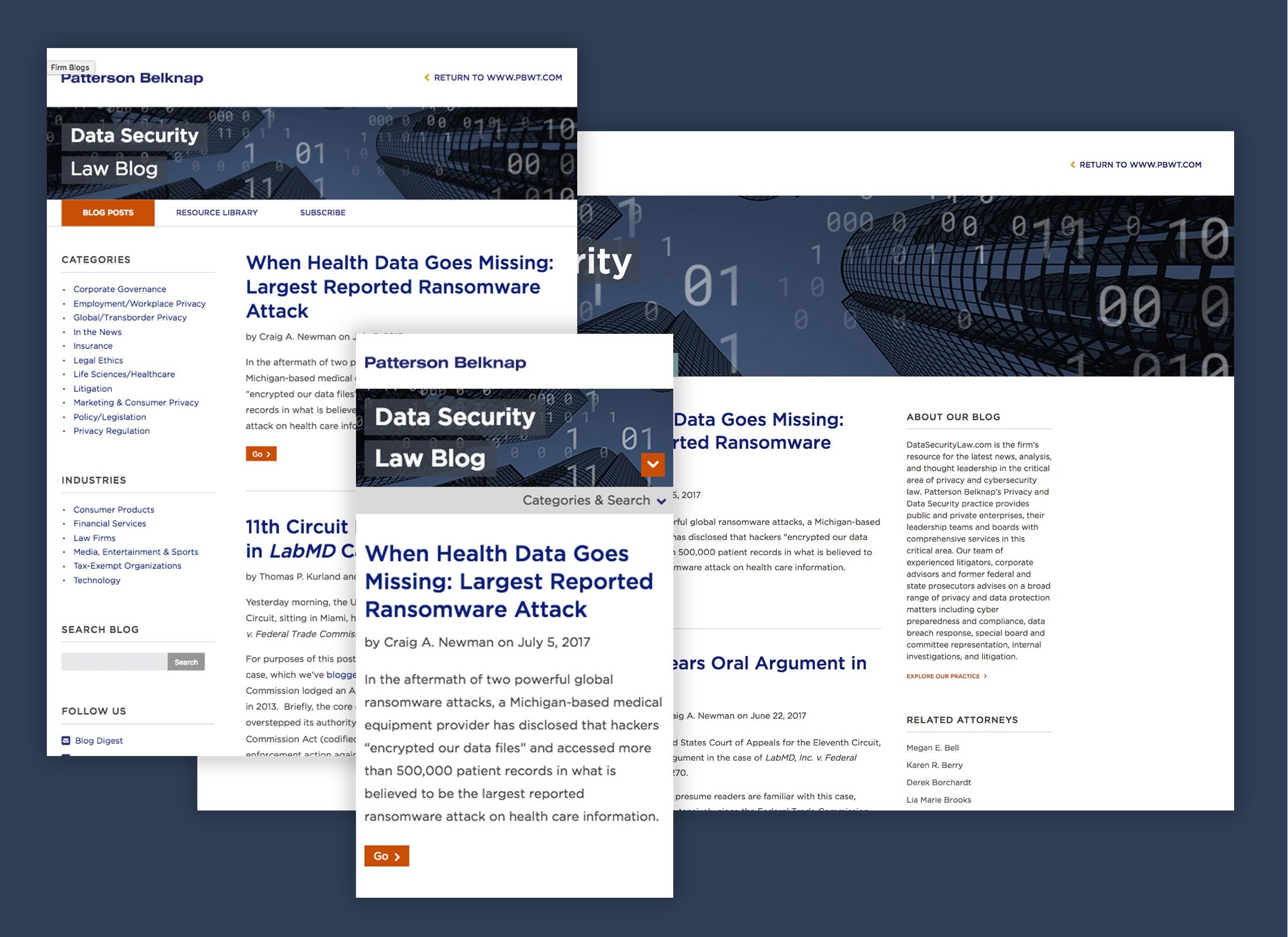 Data Security Law Blog NYC