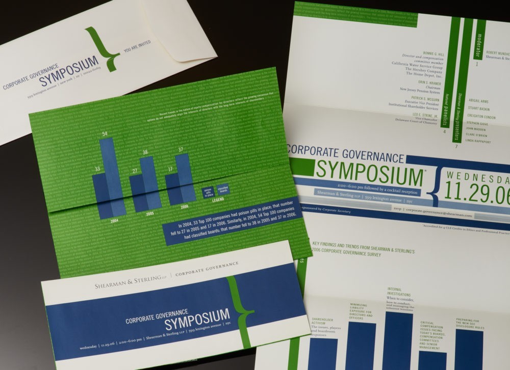Events Collateral for Law Firms - New York & Westchester