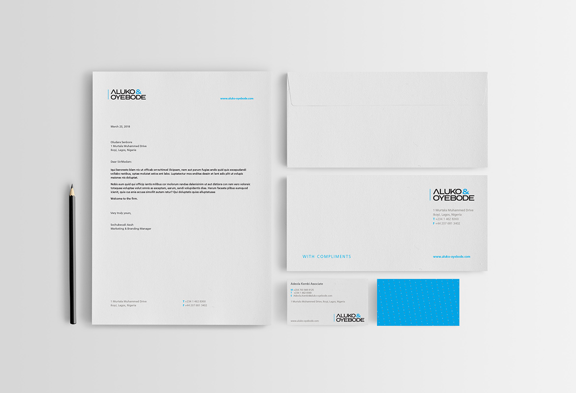 Law Firm Stationery Design