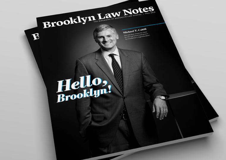 Image about Designing the Alumni Magazine, Brooklyn Law Notes