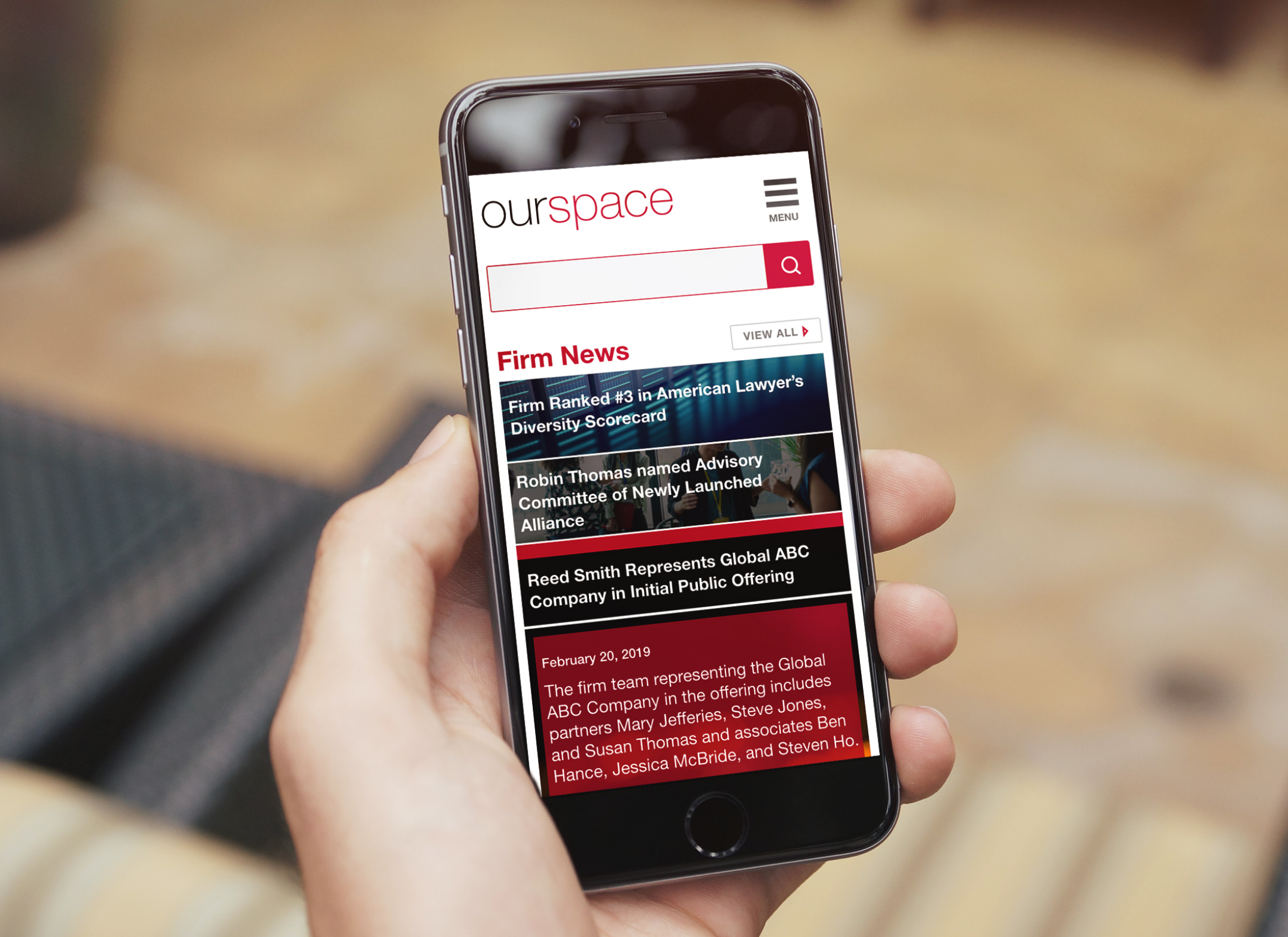 Mobile Intranet Design