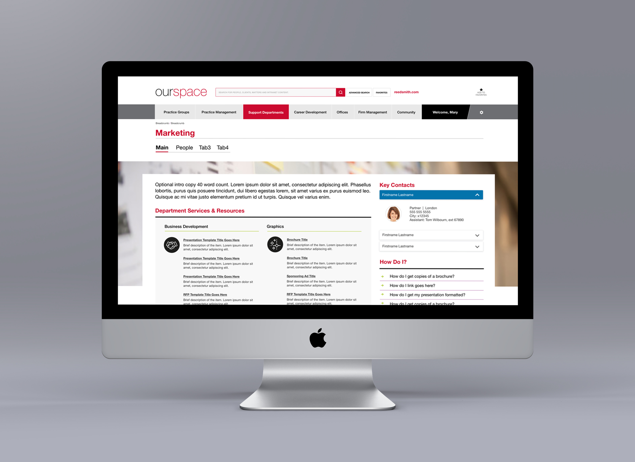 Law Firm Intranet Example