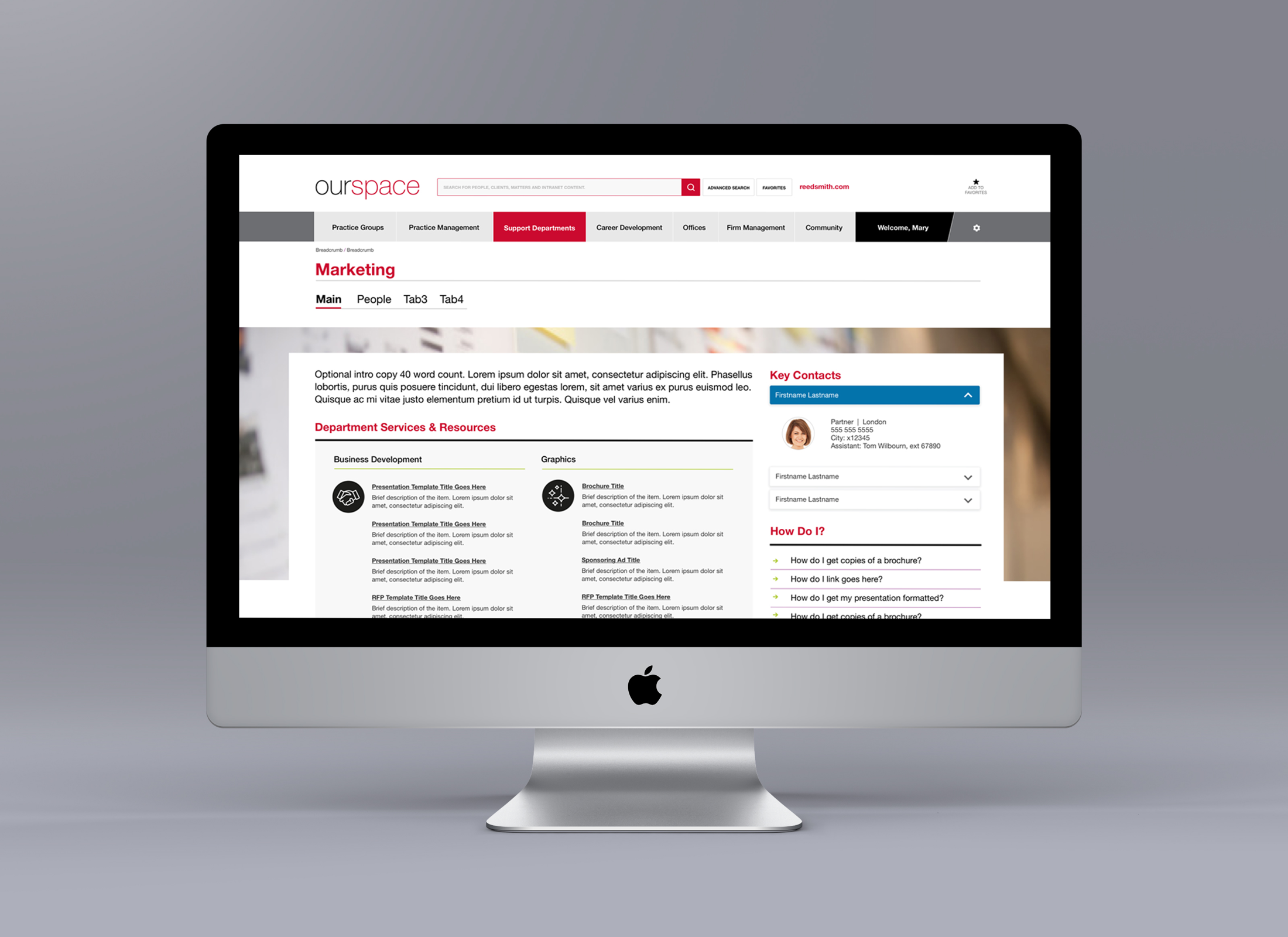 Intranet Redesign for a Leading Global Law Firm | KDS