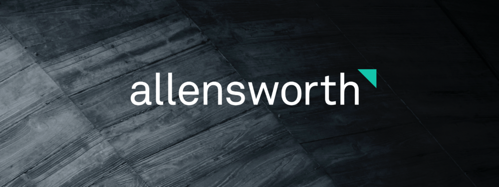 Allensworth construction law logo design | Knox Design Strategy