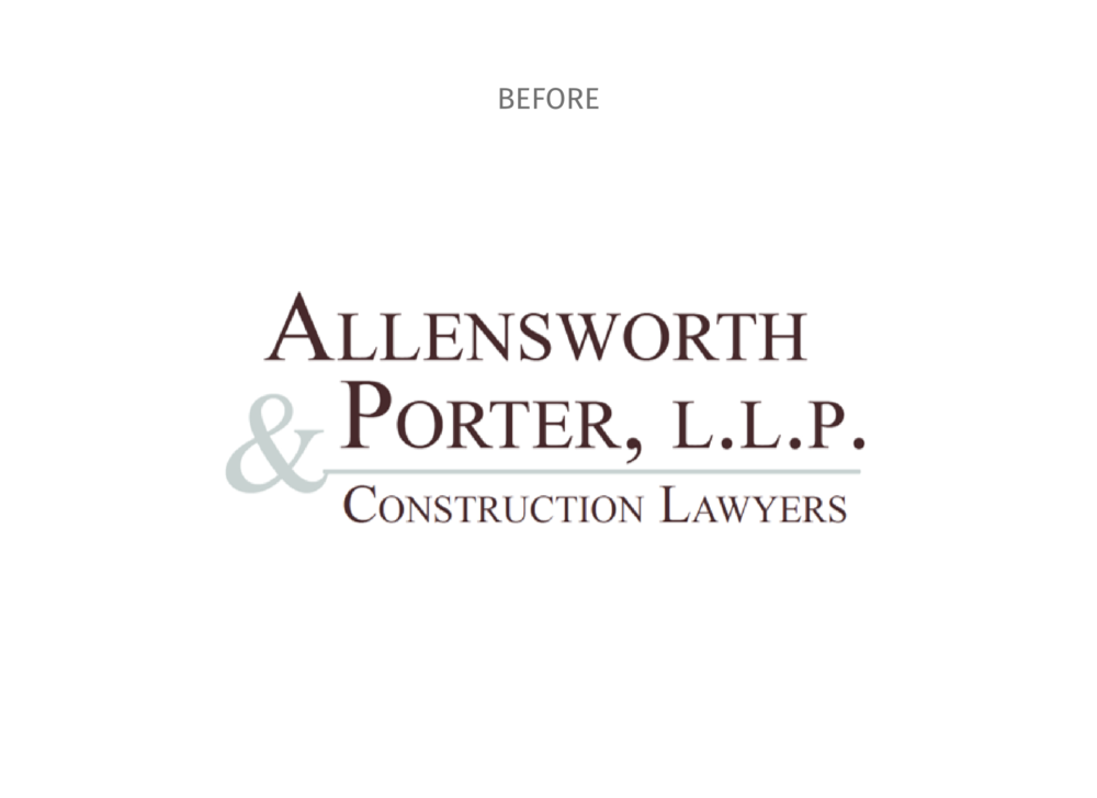 Allensworth old logo construction law