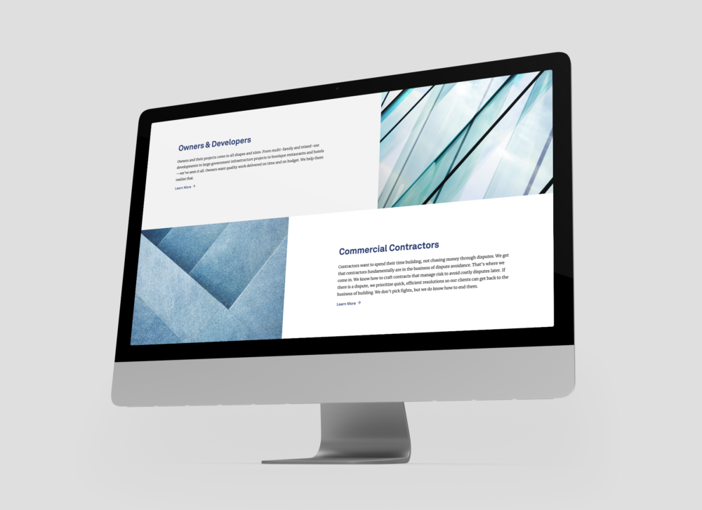 Allensworth legal website design development