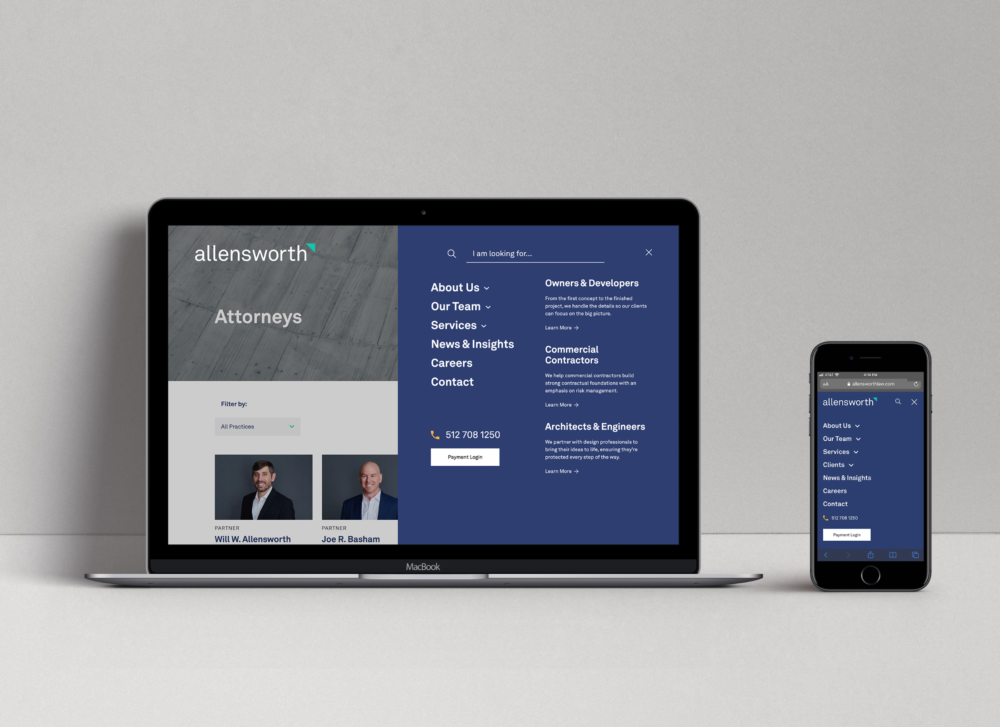 Allensworth responsive web design