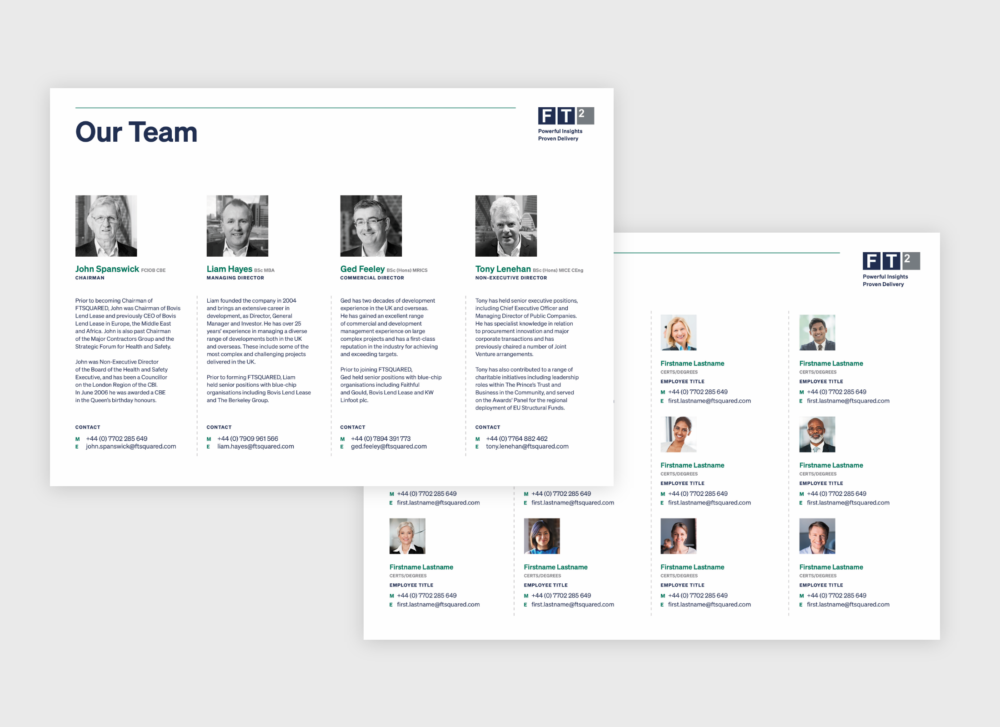 Capabilities – Our Team – AEC branding