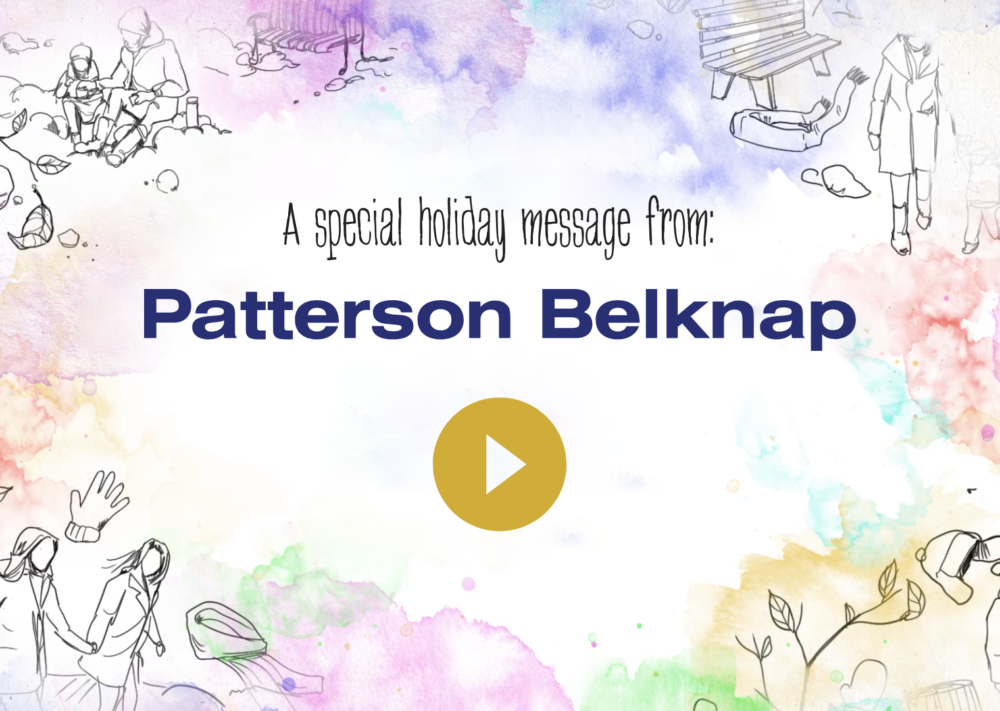 Image about A Special Holiday Message from Patterson Belknap