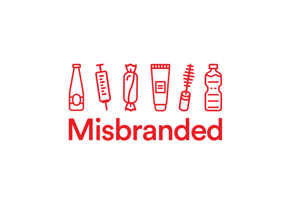 Misbranded blog logo