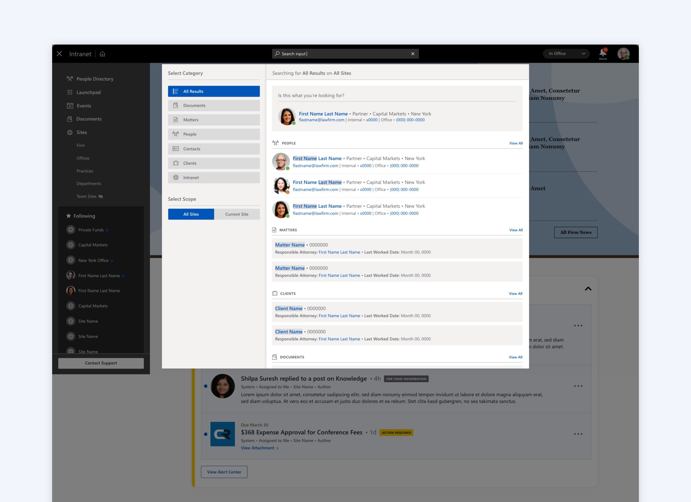 Intranet and internal apps design NYC