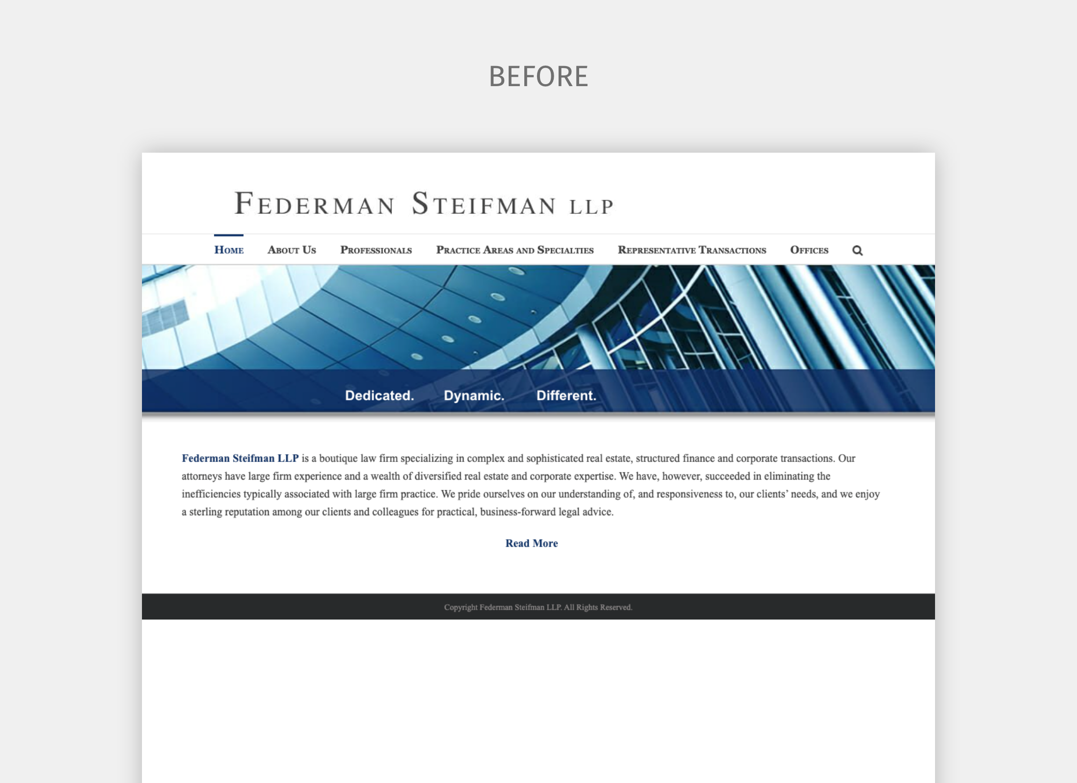 website design for law firm